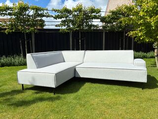 Tuinhoekbank, Toscane allweather, lighy grey, bouwjaar 2026